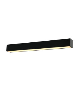 Zambelis 9cm Bathroom Over Mirror Light Black Matt LED 3000K IP44-1