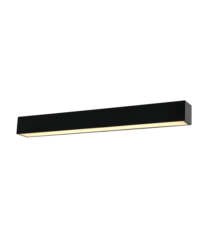 Zambelis 9cm Bathroom Over Mirror Light Black Matt LED 3000K IP44-1