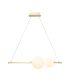 Kallithea 
Bar Pendant Ceiling Light Gold Matt - Opal Glass LED 3000K Dimmable-1