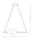 Kallithea 
Bar Pendant Ceiling Light Gold Matt - Opal Glass LED 3000K Dimmable-4