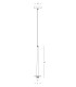 Kalofer 
Slim Pendant Ceiling Light Sandy Black - White Marble LED 3000K-4