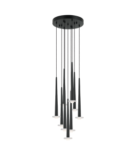 Kalofer 
Cluster Pendant Ceiling Light Sandy Black - White Marble LED 3000K Dimmable-1