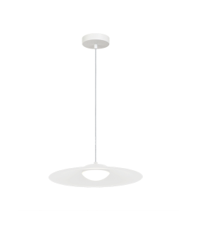 Arthea Dome Pendant Ceiling Light White Matt LED 3000K-1