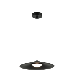 Arthea Dome Pendant Ceiling Light Black Matt LED 3000K-1