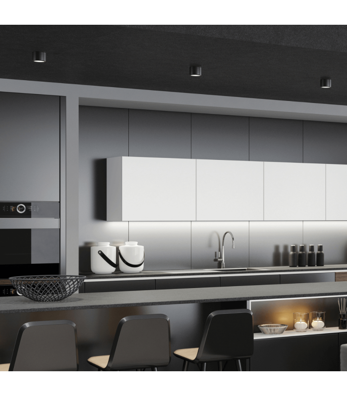 Solyn Surface Mounted Downlight Sandy Black LED 3000K-2
