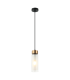 Orvin Slim Pendant Ceiling Light Sandy Black-Antique Brass 1xE14 LED-1