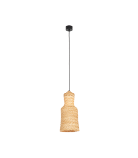 Patras 45cm Dome Pendant Ceiling Light Natural - Sandy Black 1xE27 LED-1