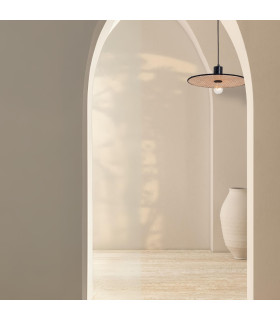 Silikou Dome Pendant Ceiling Light Natural - Sandy Black 1xE27 LED-2