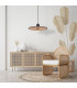 Silikou Dome Pendant Ceiling Light Natural - Sandy Black 1xE27 LED-3