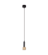 Lyrion 7cm Slim Pendant Ceiling Light Sandy Black - Painted Gold LED 3000K-1
