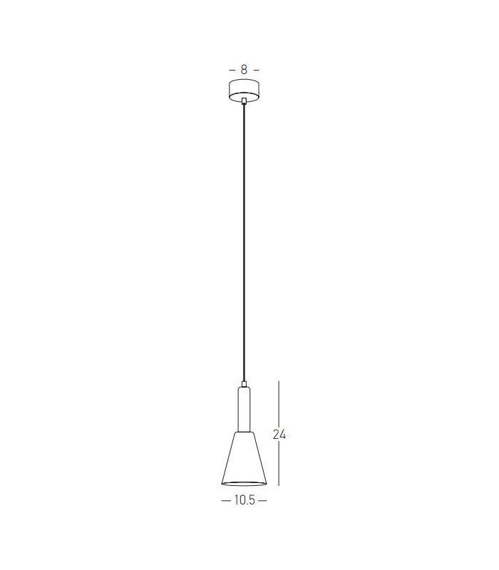 Lyrion 10.5cm Slim Pendant Ceiling Light Sandy Black - Painted Gold LED 3000K-3