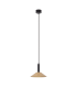 Lyrion 22.5cm Slim Pendant Ceiling Light Sandy Black - Painted Gold LED 3000K-1