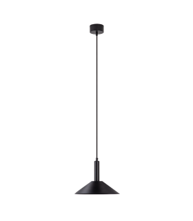 Lyrion 22.5cm Slim Pendant Ceiling Light Sandy Black LED 3000K-1