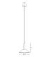 Lyrion 22.5cm Slim Pendant Ceiling Light Sandy Black LED 3000K-2