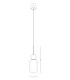 Berovo Slim Pendant Ceiling Light Black Matt - Gold Matt 1xE27 - Driver Not Included-3