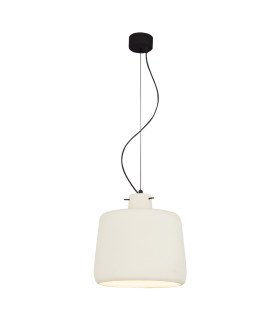 Berovo 28cm Dome Pendant Ceiling Light White Matt 1xE27-1