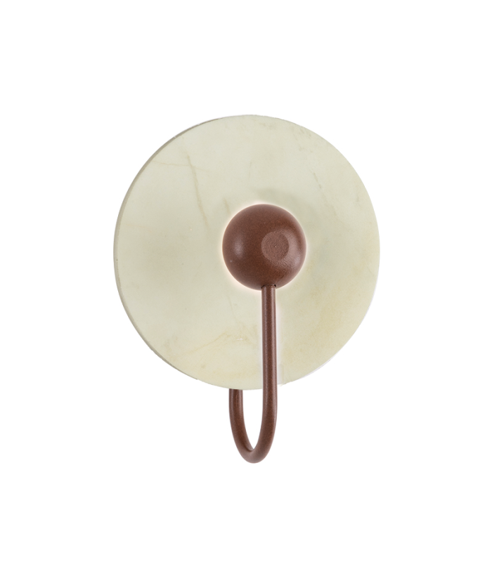 Pano Integrated Led Wall Lamp White Marble - Corten LED 3000K-1