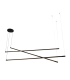 Kilada 
Pendant Ceiling Light Sandy Black LED 3000K-1