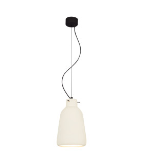 Berovo 18cm Dome Pendant Ceiling Light White Matt 1xE27-1