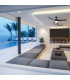 Aleris Ceiling Fan Black Matt Metal-Abs Blades Without Light Ip44 IP44-4