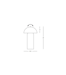 Alaris Integrated Led Table Lamp White 2ΧΕ27-2
