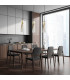 Elyra Bar Pendant Ceiling Light Black-Antique Brass 3ΧΕ14-3