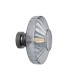 Lysion Wall Lamp Anodised Dark Grey-Smoked Glass 1ΧΕ27-1