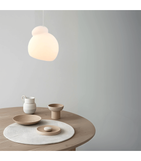 Zambelis Dome Pendant Ceiling Light White Ματτ 1ΧΕ27-2