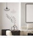 Lysion Dome Pendant Ceiling Light Anodised Dark Grey-Smoked Glass 1ΧΕ27-3