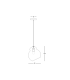Zambelis Dome Pendant Ceiling Light White Ματτ 1ΧΕ27-4