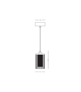 Althia Slim Pendant Ceiling Light Gold Matt LED 3000K Dimmable-2