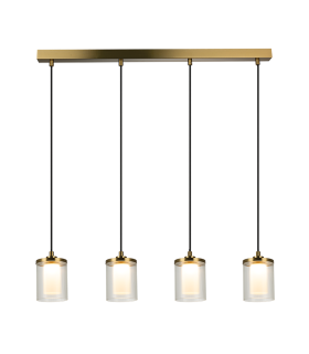Althia Bar Pendant Ceiling Light Gold Matt LED 3000K Dimmable-1
