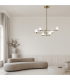 Althia Multi Arm Pendant Ceiling Light Gold Matt LED 3000K Dimmable-2
