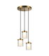Althia Cluster Pendant Ceiling Light Gold Matt LED 3000K Dimmable-1