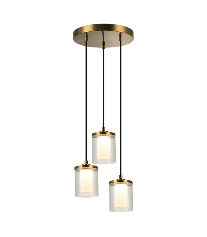 Althia Cluster Pendant Ceiling Light Gold Matt LED 3000K Dimmable-1