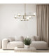 Althia Multi Arm Pendant Ceiling Light Gold Matt LED 3000K Dimmable-3