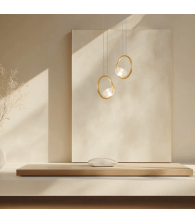Lyrios Pendant Ceiling Light Gold Matt LED 3000K Dimmable-2