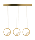 Lyrios Bar Pendant Ceiling Light Gold Matt LED 3000K Dimmable-1
