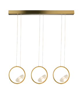 Lyrios Bar Pendant Ceiling Light Gold Matt LED 3000K Dimmable-1