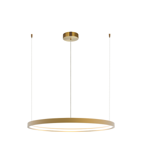 Latsia 60cm Pendant Ceiling Light Gold Matt LED 3000K Dimmable 28W-1