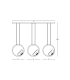 Lyrios Bar Pendant Ceiling Light Gold Matt LED 3000K Dimmable-2