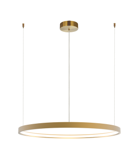 Latsia 90cm Pendant Ceiling Light Gold Matt LED 3000K Dimmable 45W-1
