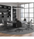 Latsia 90cm Pendant Ceiling Light Black Matt LED 3000K Dimmable 45W-2