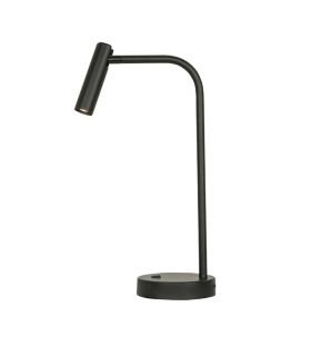 Cora Desk Task Lamp Black Matt LED 3000K-1
