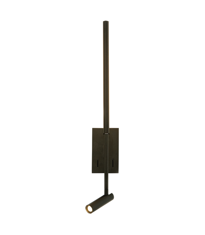 Zora Reading Wall Light Black Matt LED 3000K-1