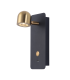 Zambelis Reading Wall Light Black Matt-Brass LED 3000K-1