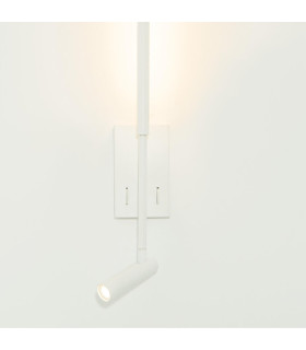 Zora Reading Wall Light White Matt LED 3000K-2