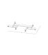 Zambelis Integrated Led Semi Flush Ceiling Light Sandy Black LED 3000K Dimmable-4