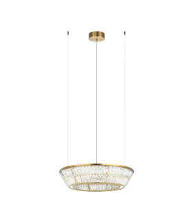 Galora 60cm Pendant Ceiling Light Antique Brass LED 3000K Dimmable-1