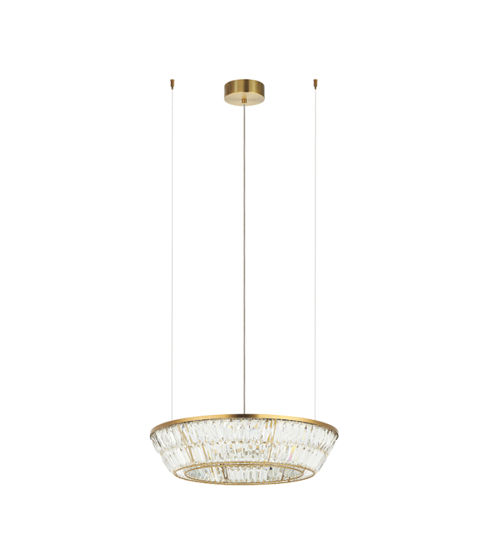 Galora 60cm Pendant Ceiling Light Antique Brass LED 3000K Dimmable-1